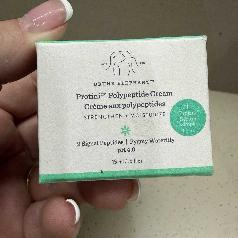 Drunk Elephant Protini Polypeptide Cream - 15ml strengthen moisturize NEW in Box